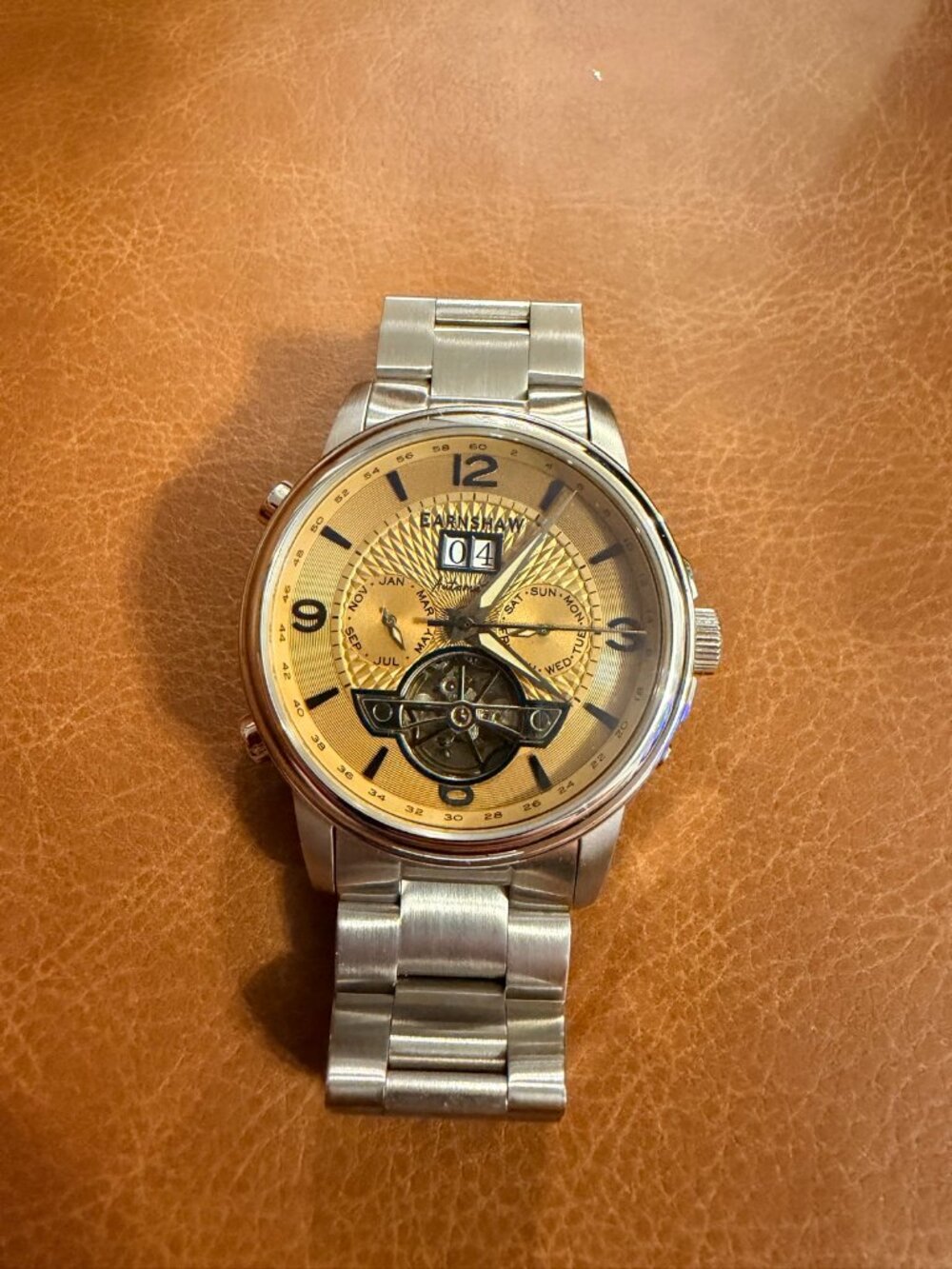 Earnshaw x Mainspring London Automatic Watch and Winder Set New